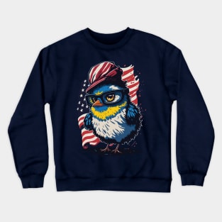 Patriotic Chicken Crewneck Sweatshirt